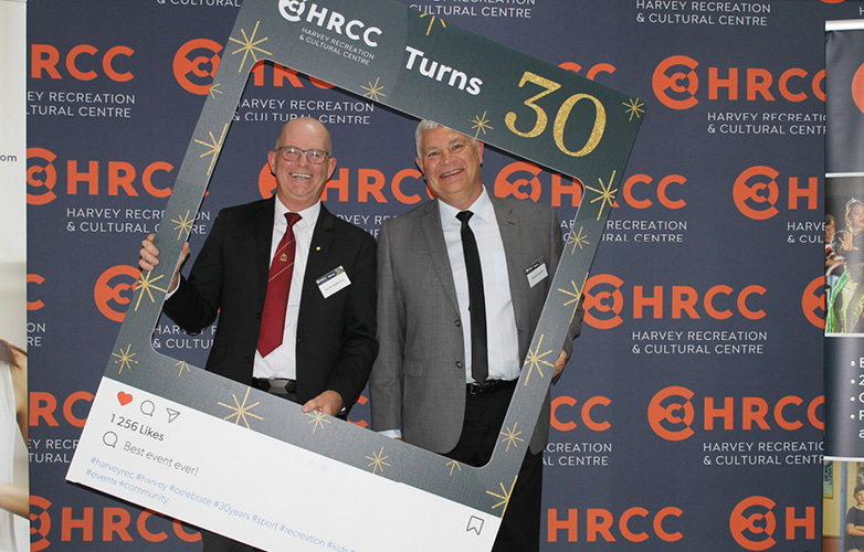 HRCC Manager David Marshall and LLC Manager Richard Duke
